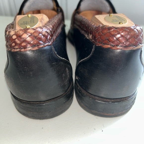Allen Edmonds Black and Brown Tassel Loafers - Picture 4 of 9